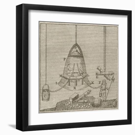 Halley's Bell-null-Framed Art Print