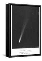 Halley's Comet Photograph-null-Framed Stretched Canvas