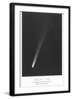 Halley's Comet Photograph-null-Framed Art Print