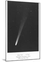 Halley's Comet Photograph-null-Mounted Art Print