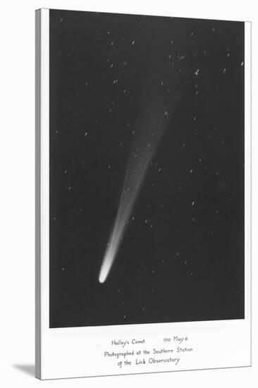 Halley's Comet Photograph-null-Stretched Canvas
