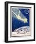 Halley's Comet Soars Over Denmark-Axel Nygaard-Framed Art Print