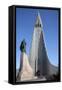 Hallgrimskirja Church, Reykjavik, Iceland, Polar Regions-Ethel Davies-Framed Stretched Canvas