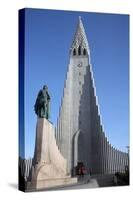 Hallgrimskirja Church, Reykjavik, Iceland, Polar Regions-Ethel Davies-Stretched Canvas