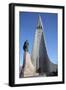 Hallgrimskirja Church, Reykjavik, Iceland, Polar Regions-Ethel Davies-Framed Photographic Print