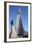 Hallgrimskirja Church, Reykjavik, Iceland, Polar Regions-Ethel Davies-Framed Photographic Print