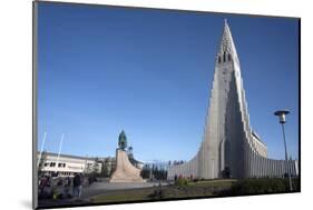 Hallgrimskirja Church, Reykjavik, Iceland, Polar Regions-Ethel Davies-Mounted Photographic Print