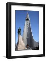 Hallgrimskirja Church, Reykjavik, Iceland, Polar Regions-Ethel Davies-Framed Photographic Print