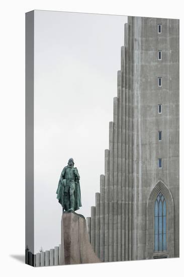 Hallgrimskirkja Lutheran Parish Church, Reykjavik, Iceland, Polar Regions-Michael Snell-Stretched Canvas