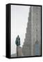 Hallgrimskirkja Lutheran Parish Church, Reykjavik, Iceland, Polar Regions-Michael Snell-Framed Stretched Canvas