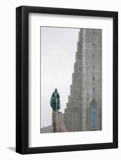 Hallgrimskirkja Lutheran Parish Church, Reykjavik, Iceland, Polar Regions-Michael Snell-Framed Photographic Print