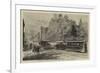 Hallidie's Patent Cable Tramway System, Worked Without Horses or Locomotives-null-Framed Giclee Print