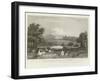Hallingbury Place, Essex, the Seat of J a Houblen, Esquire-William Henry Bartlett-Framed Giclee Print
