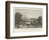 Hallingbury Place, Essex, the Seat of J a Houblen, Esquire-William Henry Bartlett-Framed Giclee Print