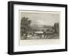 Hallingbury Place, Essex, the Seat of J a Houblen, Esquire-William Henry Bartlett-Framed Giclee Print