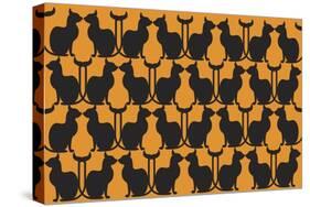 Hallo Handsome Cats-Mindy Howard-Stretched Canvas