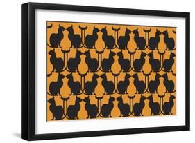 Hallo Handsome Cats-Mindy Howard-Framed Giclee Print