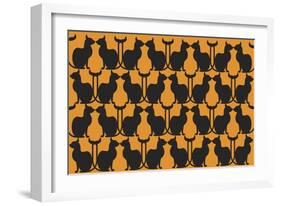 Hallo Handsome Cats-Mindy Howard-Framed Giclee Print