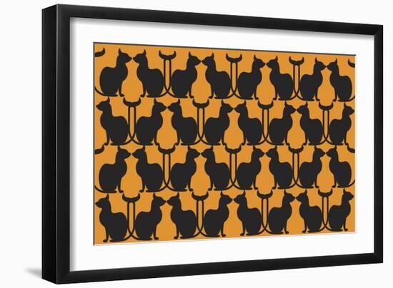 Hallo Handsome Cats-Mindy Howard-Framed Premium Giclee Print