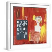 Hallop-Jean-Michel Basquiat-Framed Giclee Print