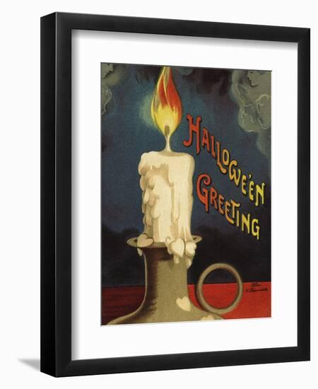 Hallowe'en Greeting-Ellen H. Clapsaddle-Framed Premium Photographic Print