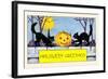 Hallowe'en Greetings-null-Framed Art Print