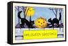 Hallowe'en Greetings-null-Framed Stretched Canvas