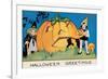 Hallowe'en Greetings-null-Framed Premium Giclee Print