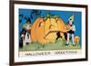 Hallowe'en Greetings-null-Framed Premium Giclee Print