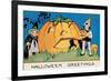 Hallowe'en Greetings-null-Framed Premium Giclee Print