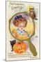 Hallowe'en Magic: Lighting the Pumpkin Lantern-null-Mounted Premium Giclee Print