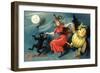 Hallowe'en Postcard-null-Framed Giclee Print