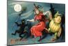 Hallowe'en Postcard-null-Mounted Giclee Print