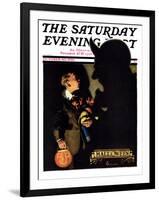 "Halloween, 1926," Saturday Evening Post Cover, October 30, 1926-Edgar Franklin Wittmack-Framed Giclee Print
