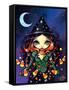 Halloween Art:  Little Candy Witch-Jasmine Becket-Griffith-Framed Stretched Canvas