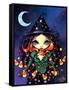 Halloween Art:  Little Candy Witch-Jasmine Becket-Griffith-Framed Stretched Canvas