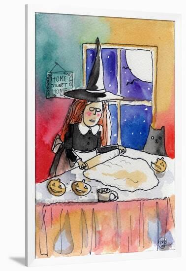 Halloween Baking Night-sylvia pimental-Framed Art Print