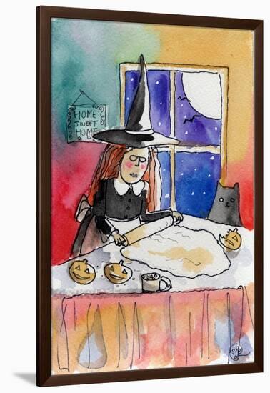 Halloween Baking Night-sylvia pimental-Framed Art Print