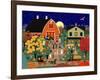 Halloween Barn Dance-Mark Frost-Framed Giclee Print