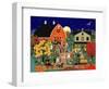 Halloween Barn Dance-Mark Frost-Framed Giclee Print