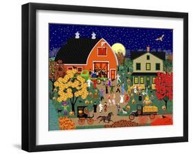 Halloween Barn Dance-Mark Frost-Framed Giclee Print