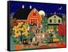 Halloween Barn Dance-Mark Frost-Framed Stretched Canvas