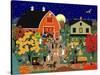 Halloween Barn Dance-Mark Frost-Stretched Canvas