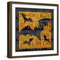 Halloween Bats-Design Turnpike-Framed Giclee Print