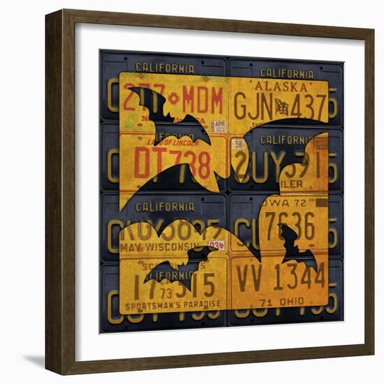 Halloween Bats-Design Turnpike-Framed Giclee Print