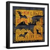 Halloween Bats-Design Turnpike-Framed Giclee Print