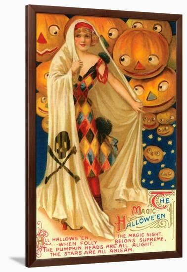 Halloween Beauty Pumpkins-Vintage Apple Collection-Framed Giclee Print