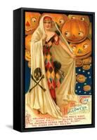 Halloween Beauty Pumpkins-Vintage Apple Collection-Framed Stretched Canvas