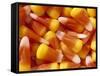 Halloween Candy Corn-Mitch Diamond-Framed Stretched Canvas