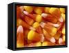 Halloween Candy Corn-Mitch Diamond-Framed Stretched Canvas